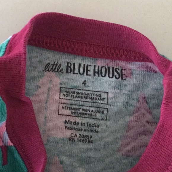 Little Blue House Christmas Tree 🌲 pyjama set, size 4 - Picture 3 of 3